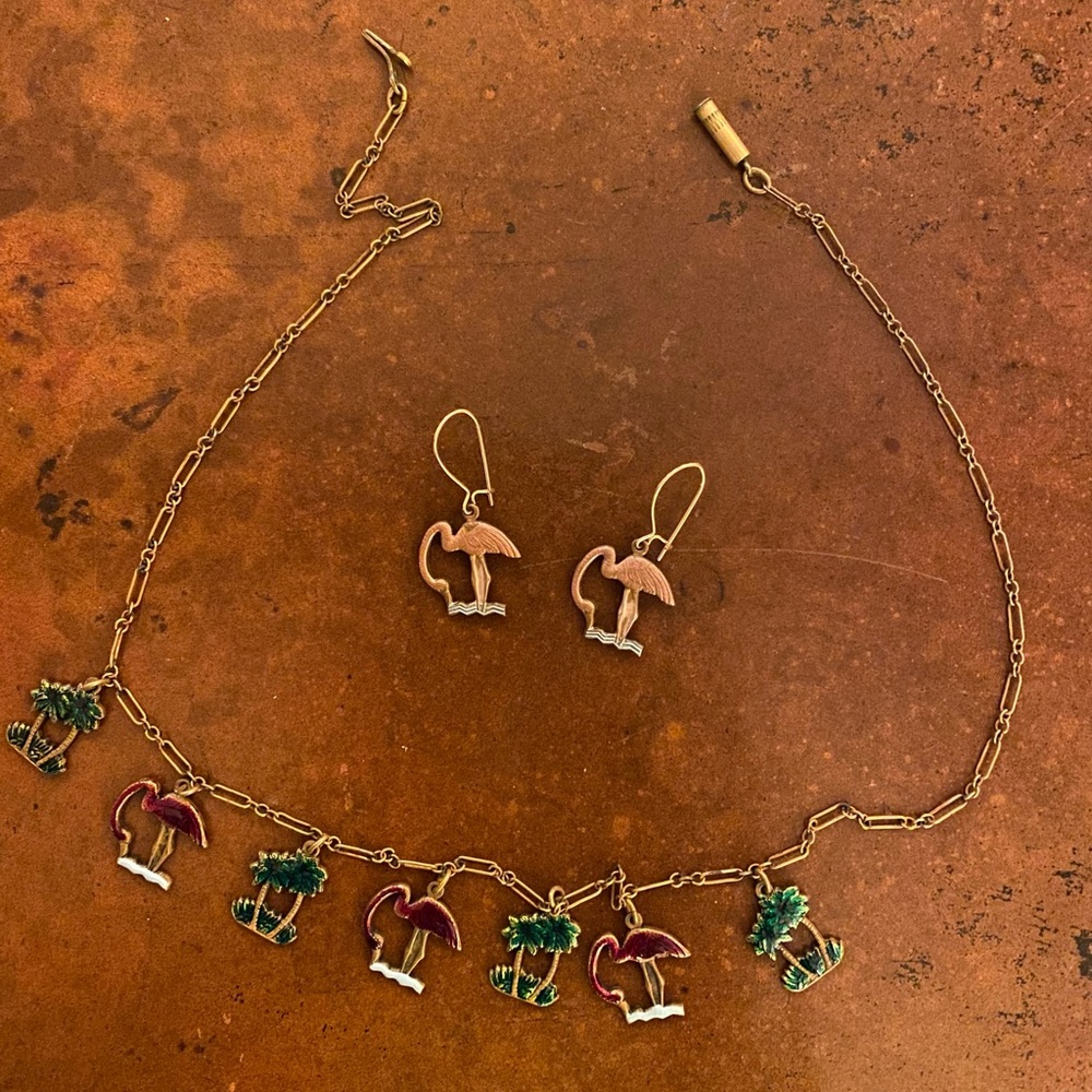 Vintage Pididdly Links Charm Necklace